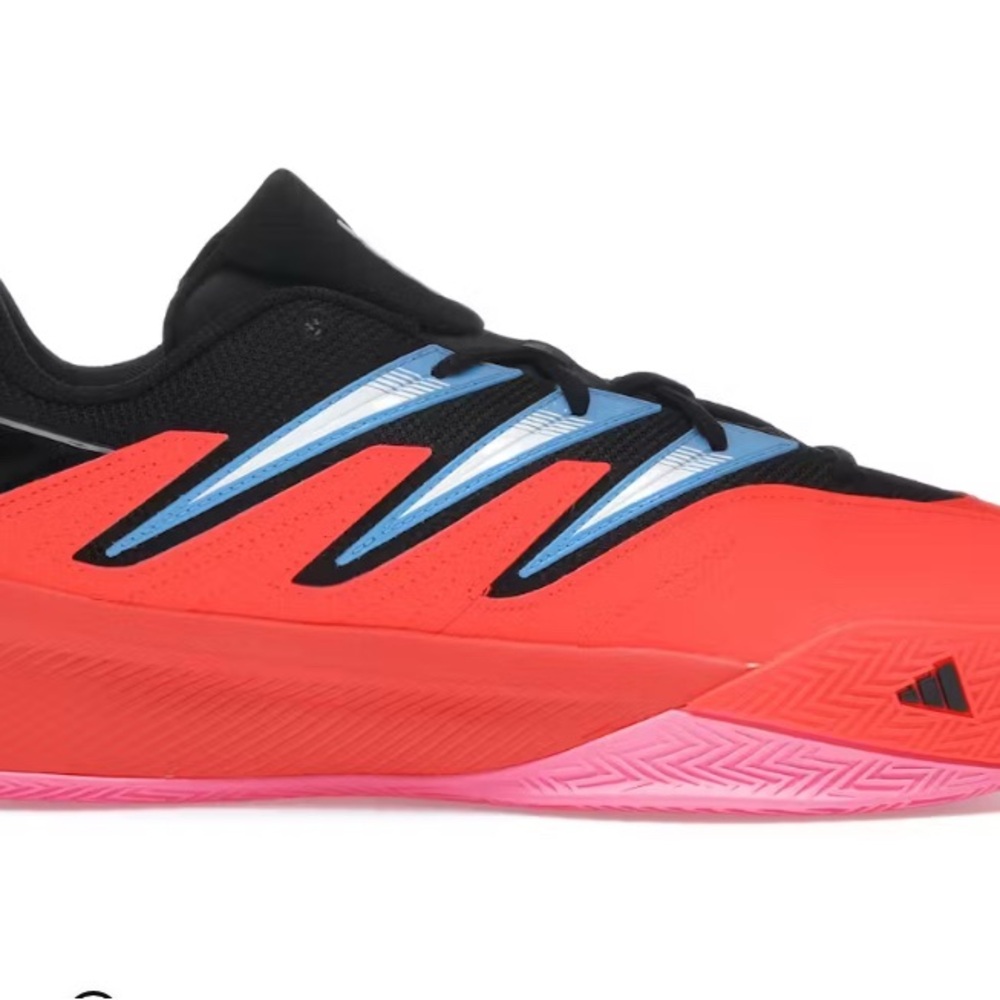 Adidas Black and Red Sports Shoes 4.5 Basketball